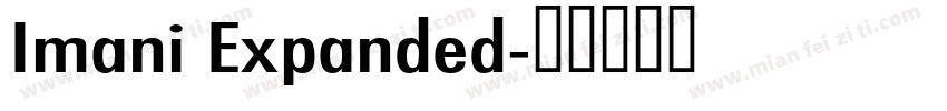 Imani Expanded字体转换